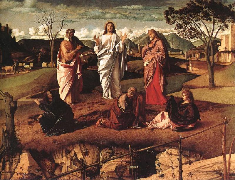 BELLINI, Giovanni Transfiguration of Christ fdr China oil painting art